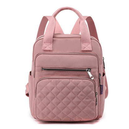 Argyle Quilted Backpack