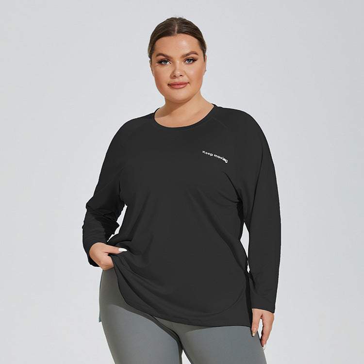 Plus Size Loose Long Sleeve T-Shirts | Comfortable &amp; Stylish