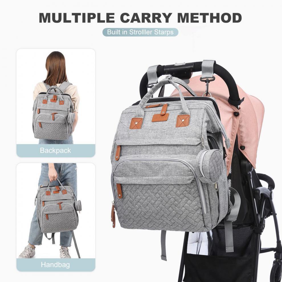 Diaper Bag Backpack with Changing Station