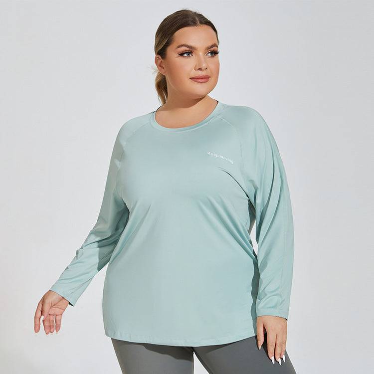 Plus Size Loose Long Sleeve T-Shirts | Comfortable &amp; Stylish