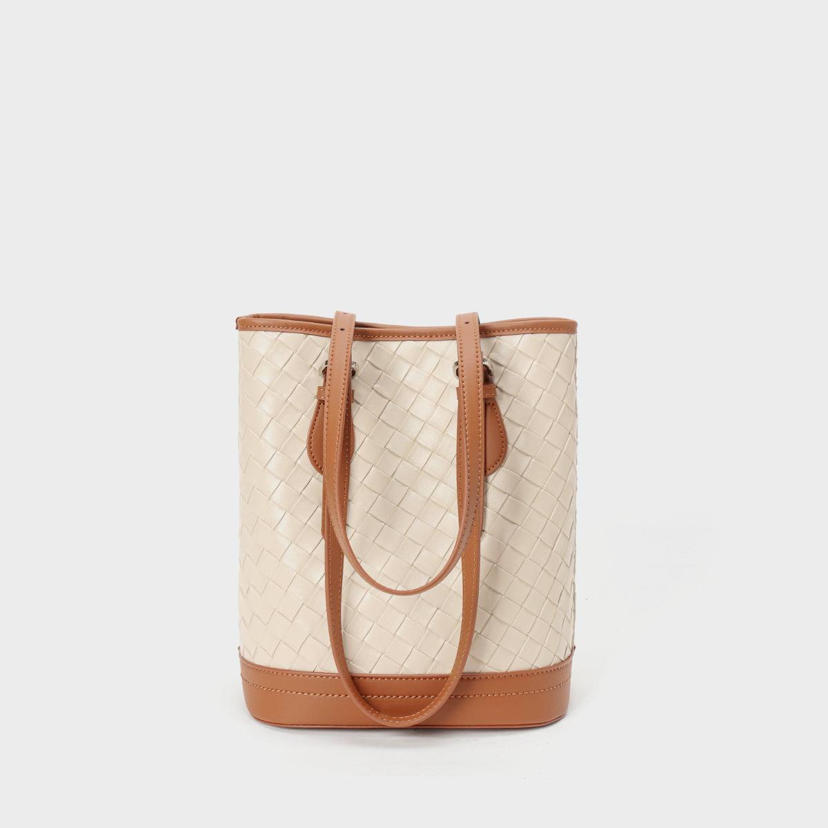 Leather Shoulder Bag | Handheld Bucket Bag for Chic &amp; Versatile Style