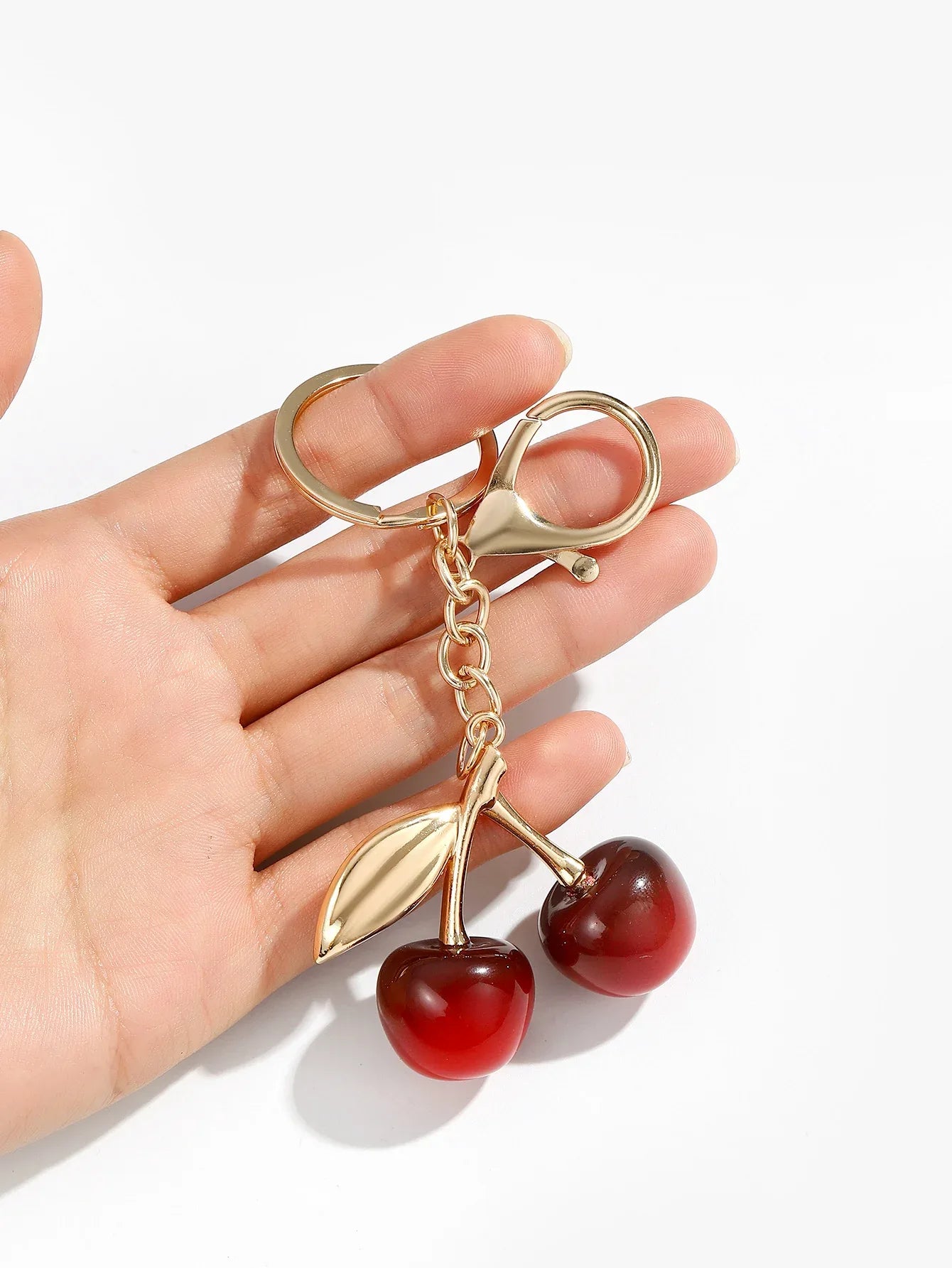Cherry Charm Keychain -
