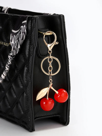 Cherry Charm Keychain -