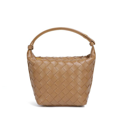 PU Woven Bucket Tote Handbag | Stylish &amp; Durable Everyday Accessory