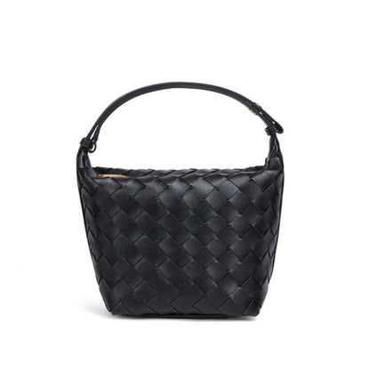 PU Woven Bucket Tote Handbag | Stylish &amp; Durable Everyday Accessory