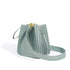 Solid Color Leather Bucket Bag | Sleek and Stylish Everyday Accessory