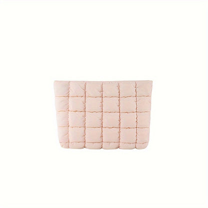 Puffy Quilted Clutch Bag