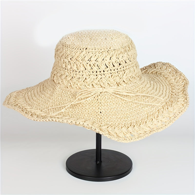 Elegant Oversized Wide Brim Sun Hat