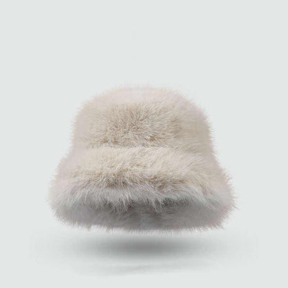 Faux Fur Bucket Hat | Cozy &amp; Stylish for a Chic Winter Look