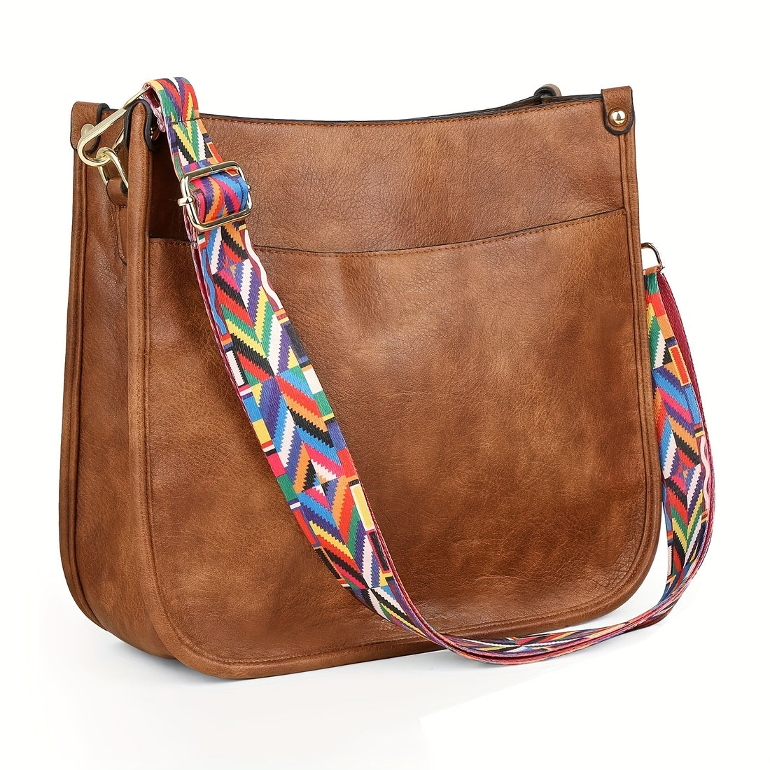 Simple Geometric Pattern Wide Bag Strap