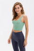 Longline Crop Tops with Built-in Bra - Stylish & Supportive Tops