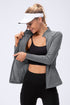 High Collar Full Zip Track Jacket - Sleek & Functional Sportswear