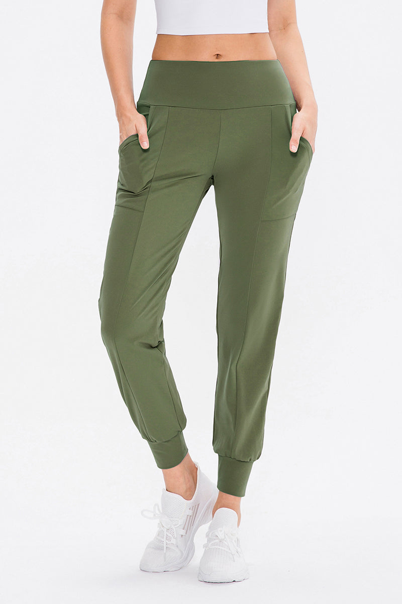 High-Waist Tapered Jogger