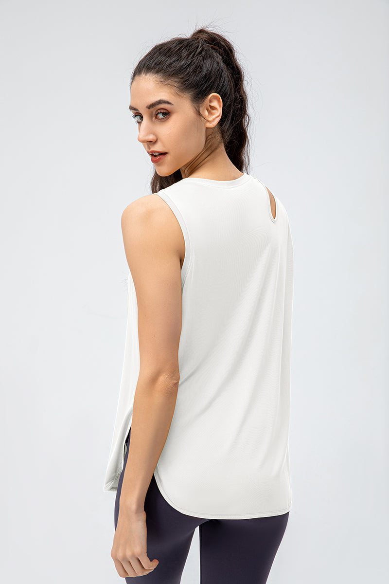 Shoulder Hollow-Carved Tank Tops for Stylish Summer Wear