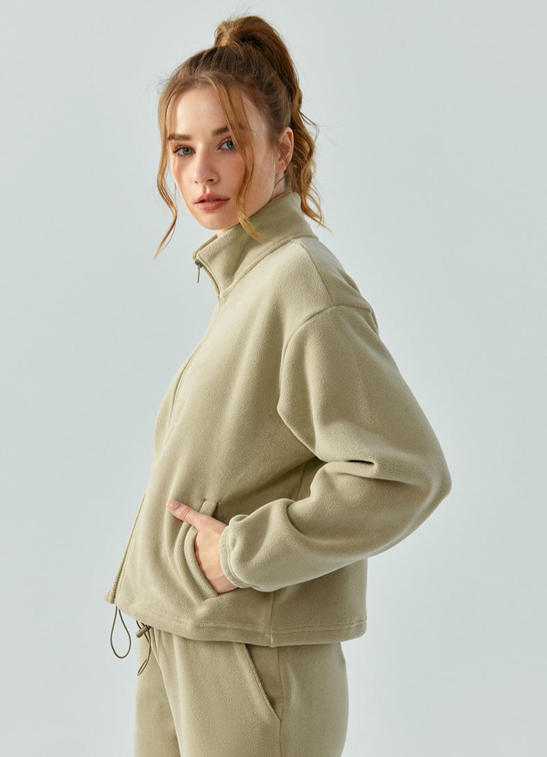 Women Sports Thick Coat with Pockets