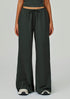 Athletic Wide Leg Lounge Pants with Drawstring and Pockets