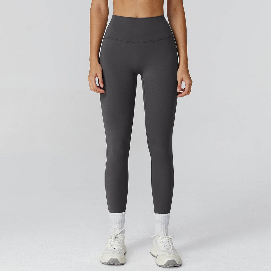 Color Block Athletic Legging High Waist Running Tights