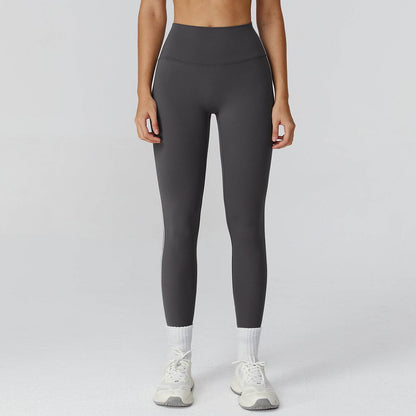 Color Block Athletic Legging High Waist Running Tights