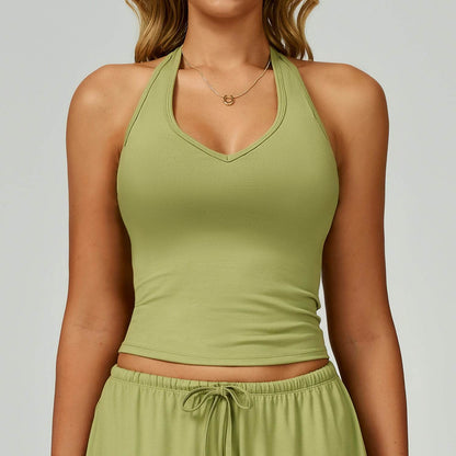 Workout Tank Top with Removable Bra Pad