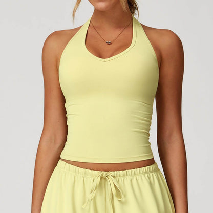 Workout Tank Top with Removable Bra Pad