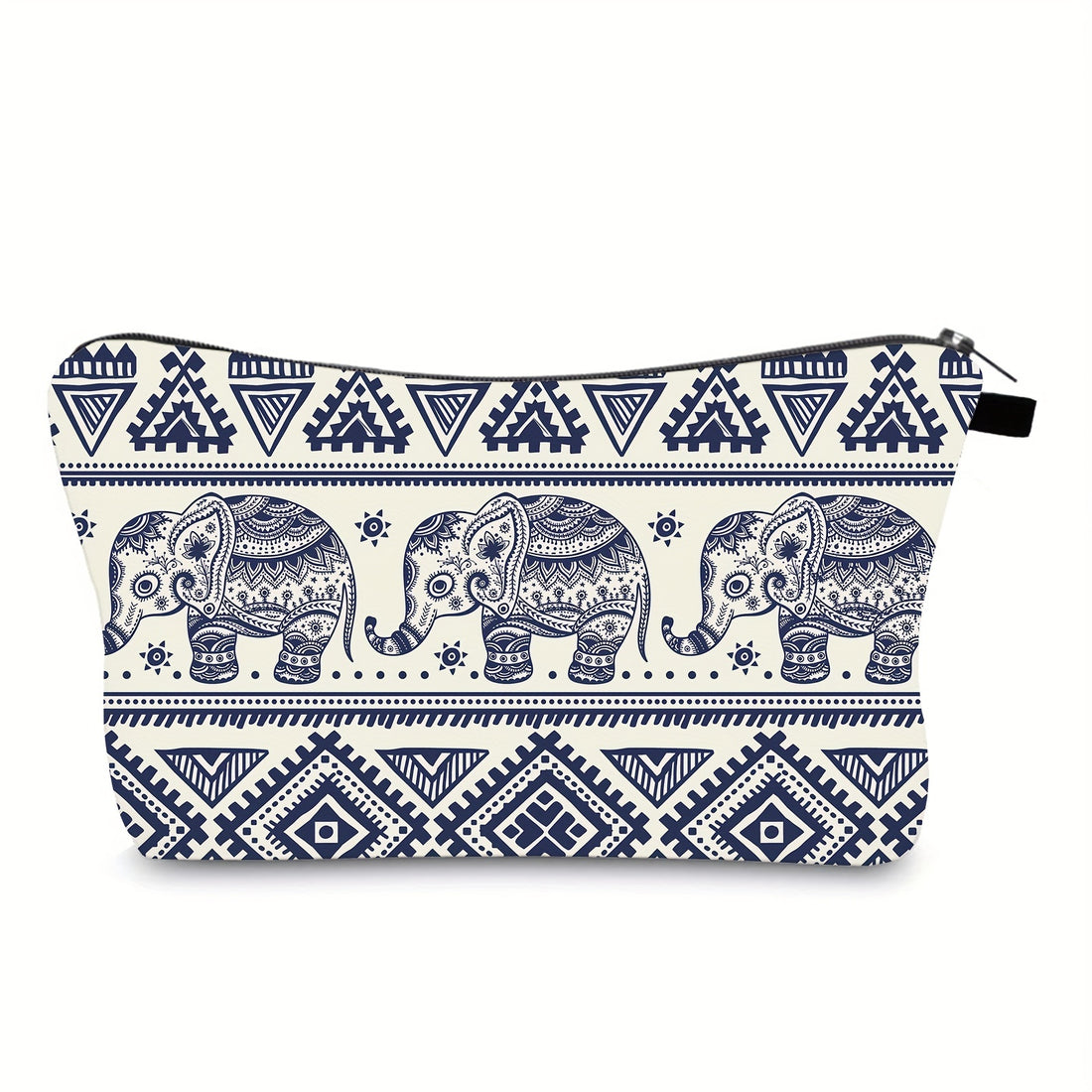 Elephant Pattern Cosmetic Bag