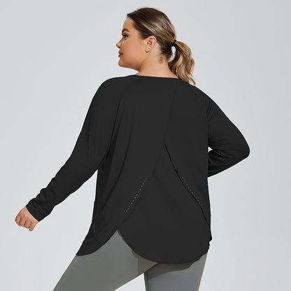 Large Size Loose Yoga T-Shirt