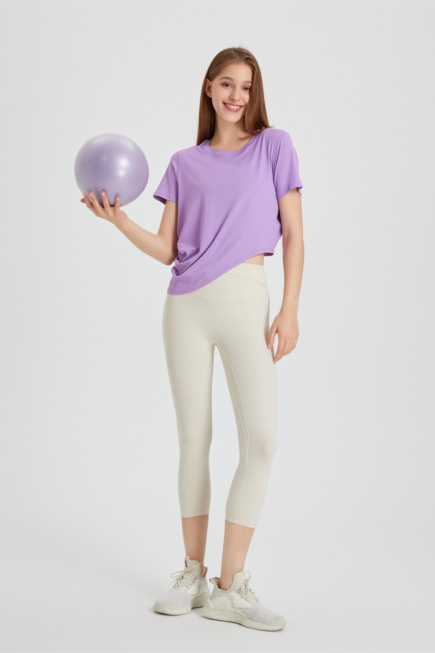 Asymmetric Hem Short Sleeve T-Shirt | Elegant & Versatile Design