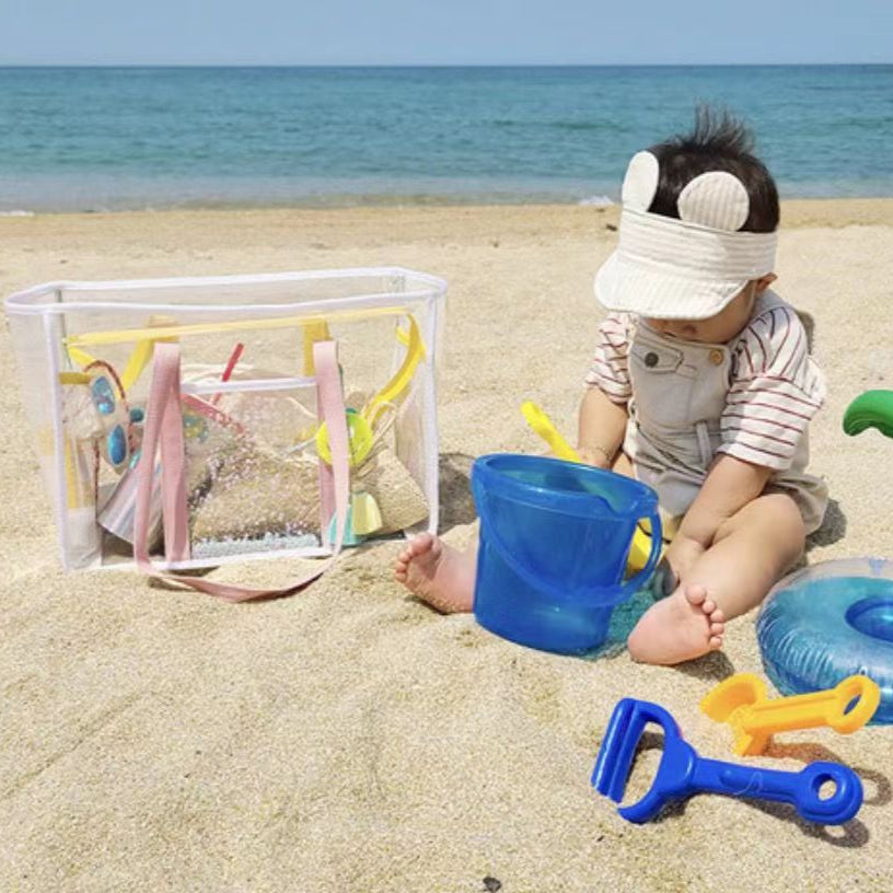 Clear Beach Tote Bag