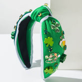 Clover Headband for Saint Patrick&