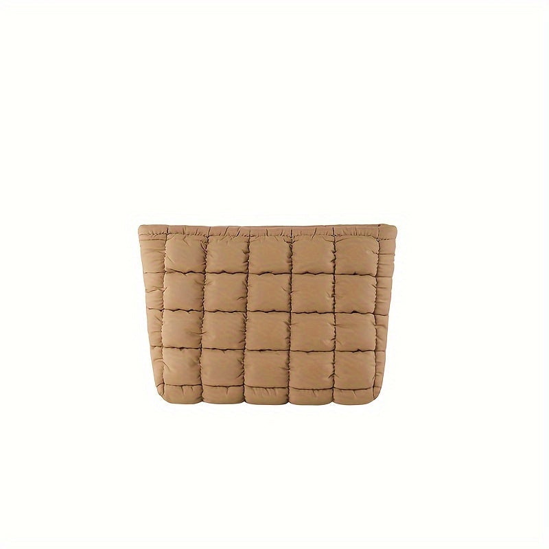 Puffy Quilted Clutch Bag