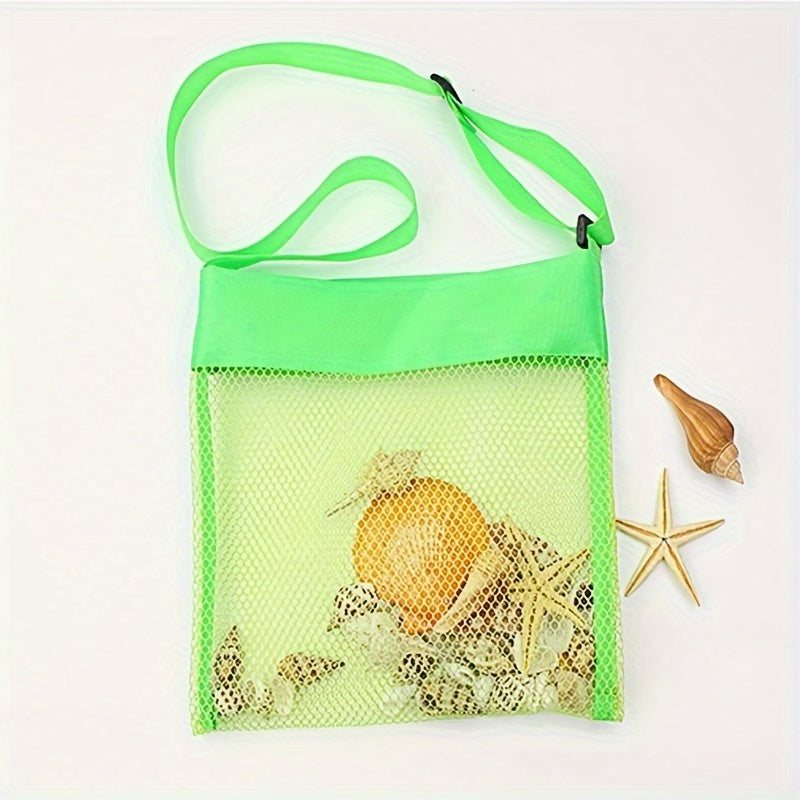 Colored Mesh Beach Bag