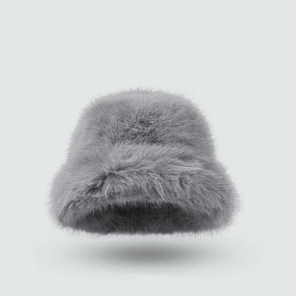 Faux Fur Bucket Hat | Cozy &amp; Stylish for a Chic Winter Look