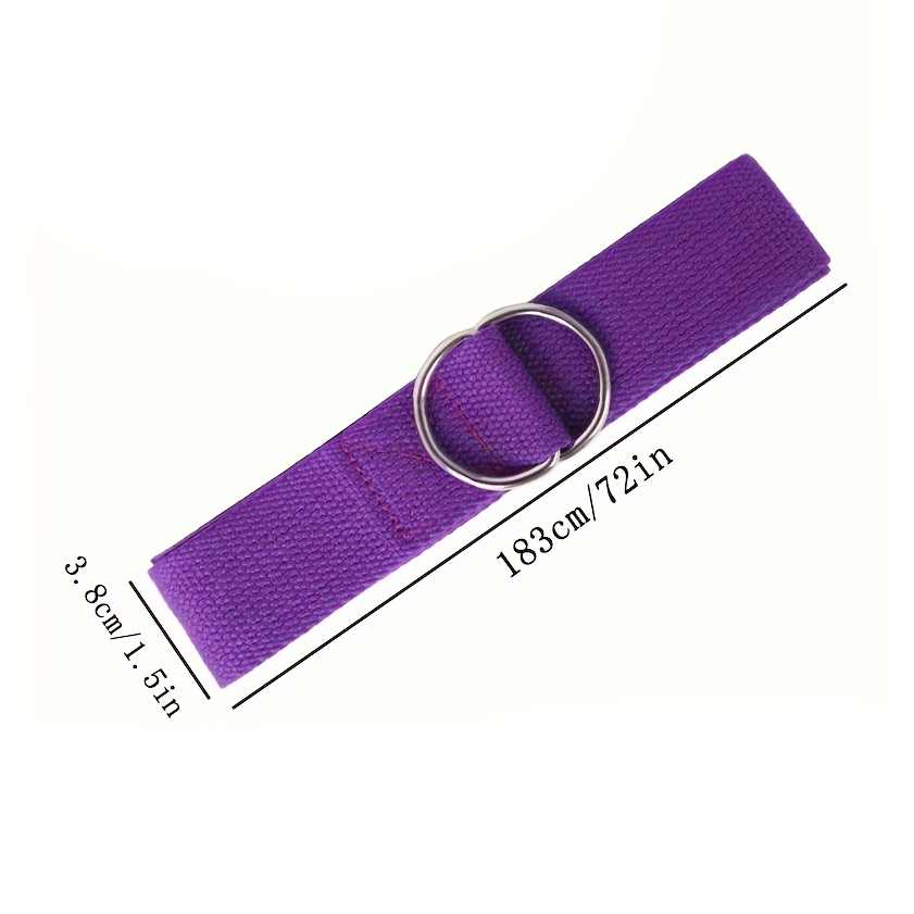 Polyester Solid Color Yoga Strap