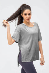 Short Sleeve Burnt-Out Shirts