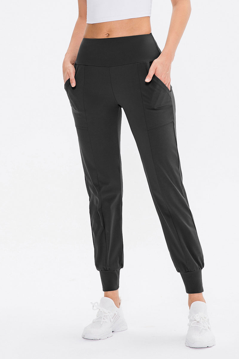 High-Waist Tapered Jogger