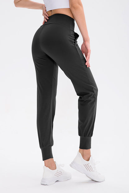 High-Waist Tapered Jogger