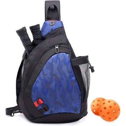 Adjustable Pickleball Bag with Water Bottle Holder