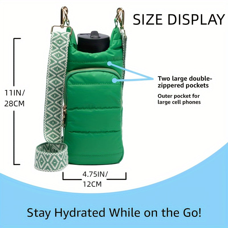 1pc Portable Waterproof Water Bottle Carrier Bag