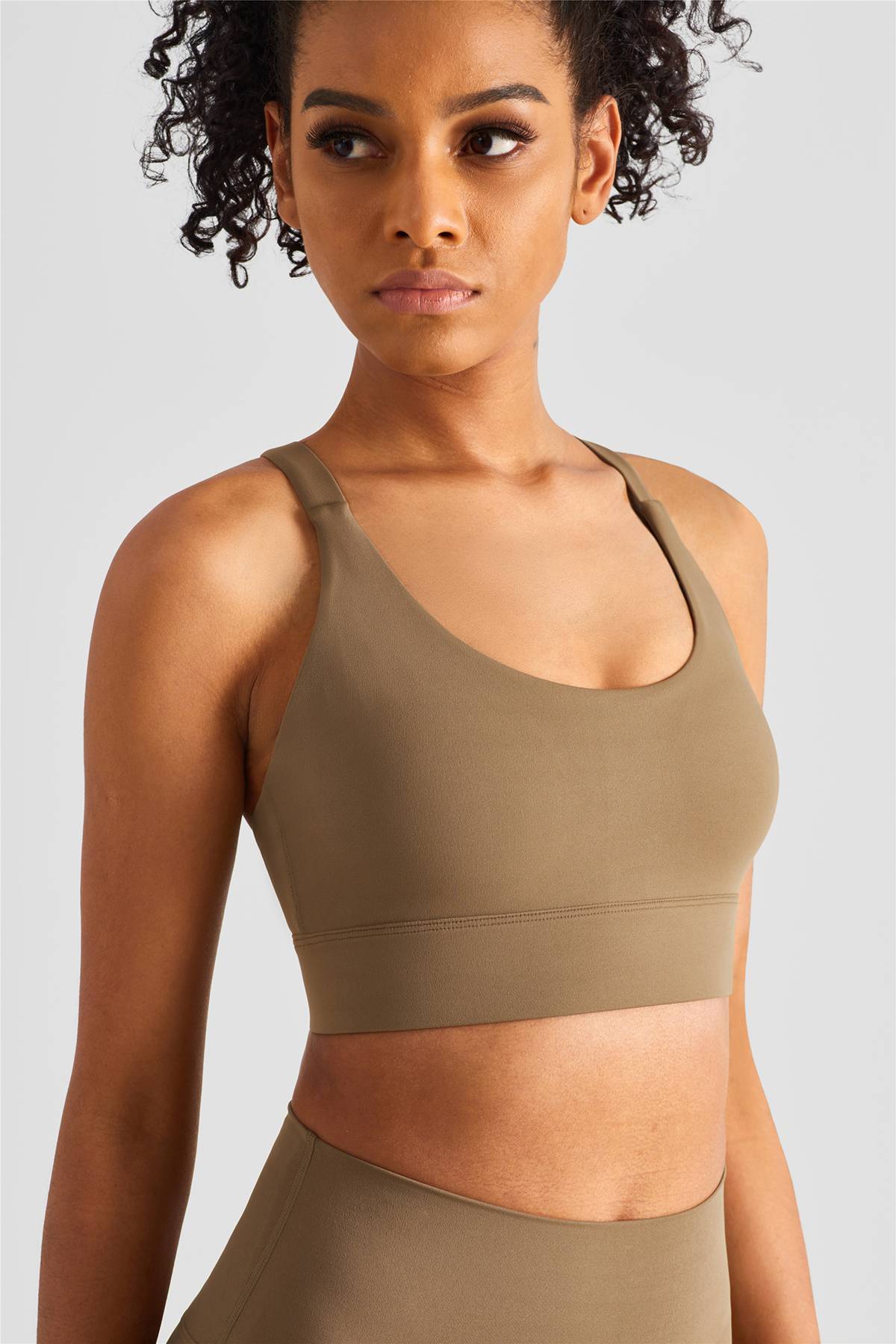 Racerback Adjustable Buckles Sports Bra | Supportive &amp; Custom Fit