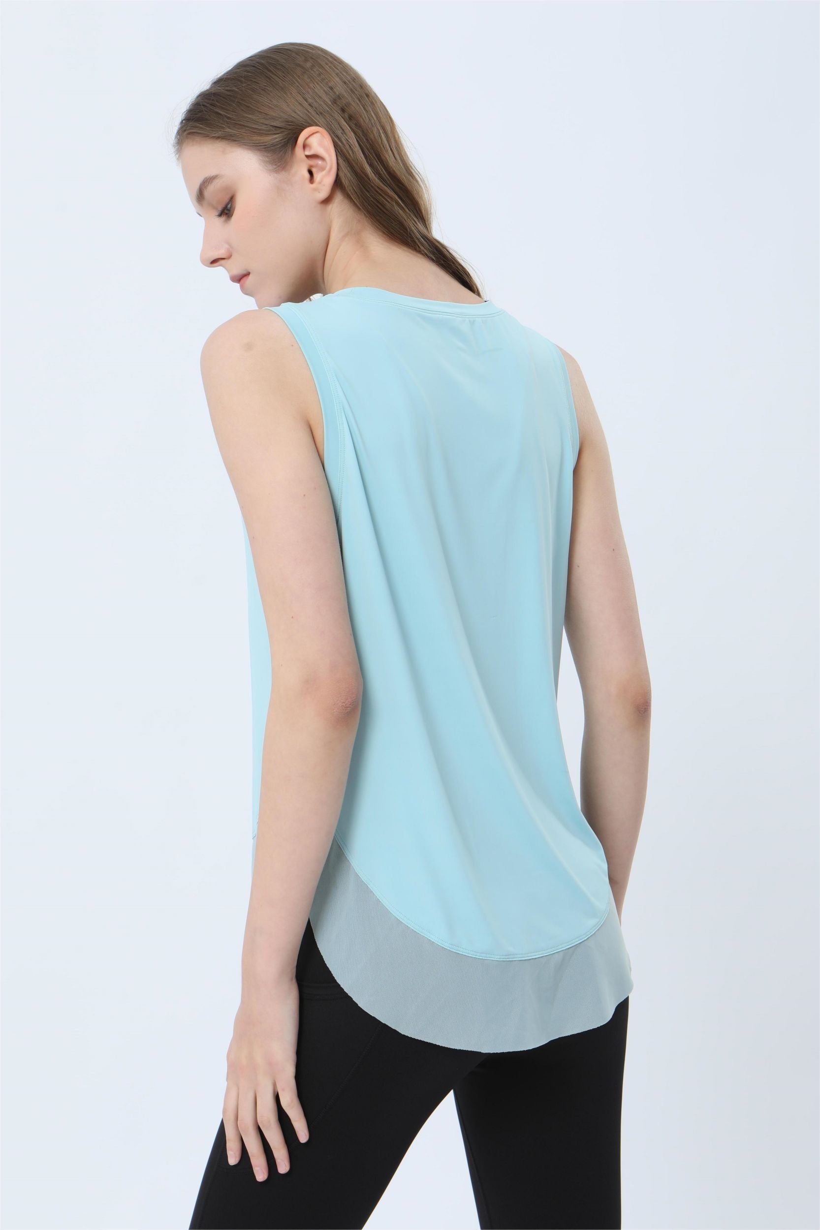 Breathable Mesh Panel Tank Top | Stylish &amp; Comfortable Activewear