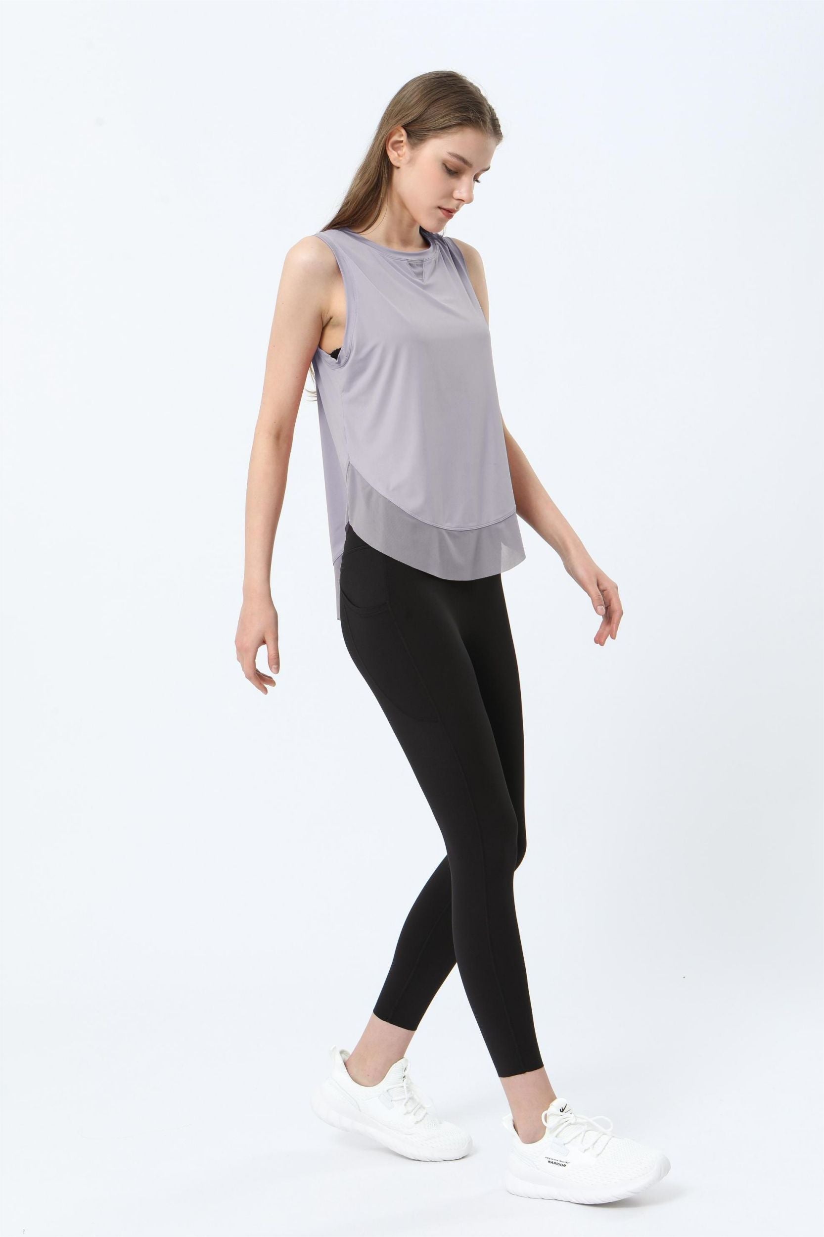 Breathable Mesh Panel Tank Top | Stylish &amp; Comfortable Activewear