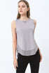 Breathable Mesh Panel Tank Top | Stylish & Comfortable Activewear