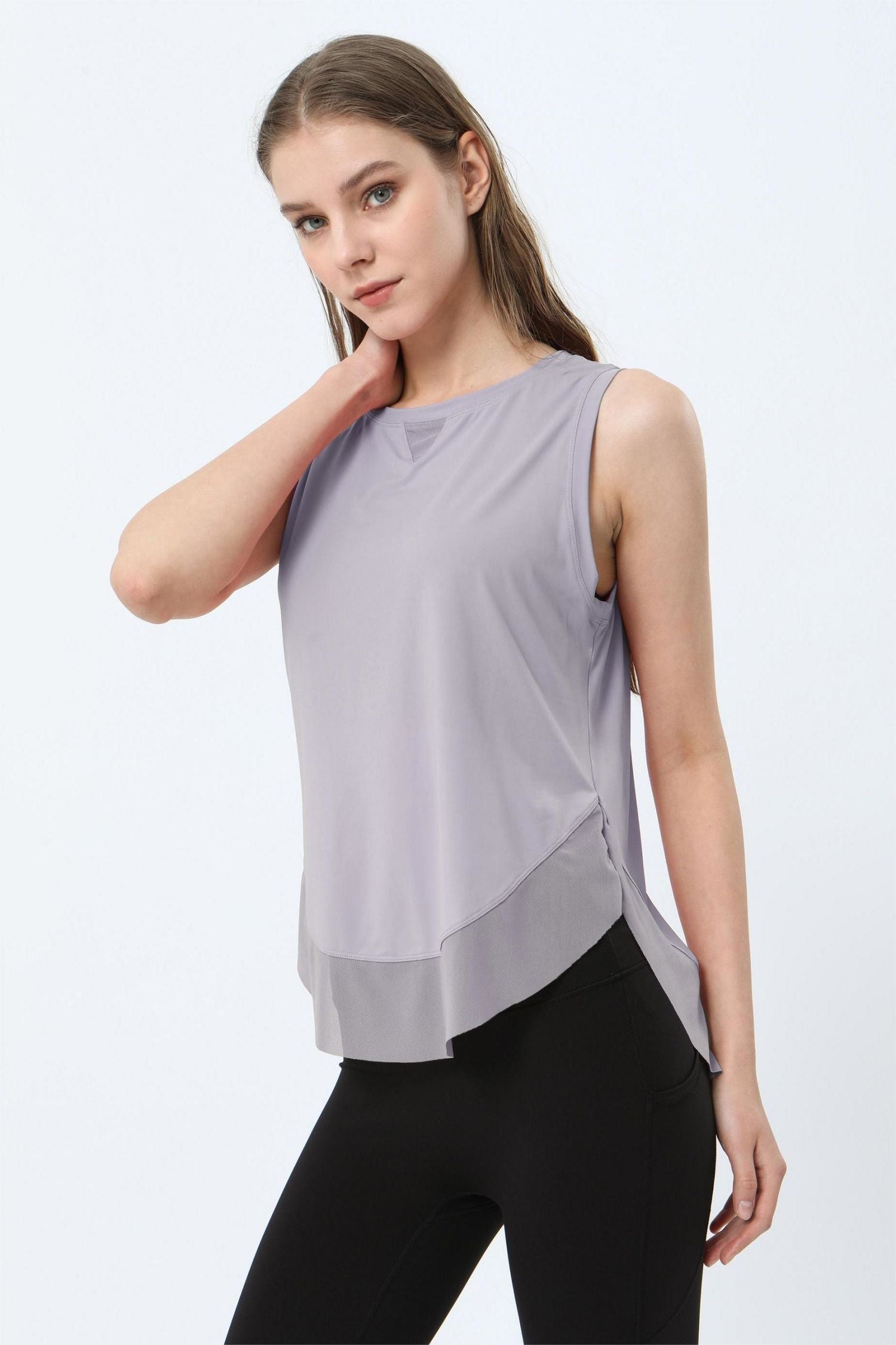 Breathable Mesh Panel Tank Top | Stylish &amp; Comfortable Activewear