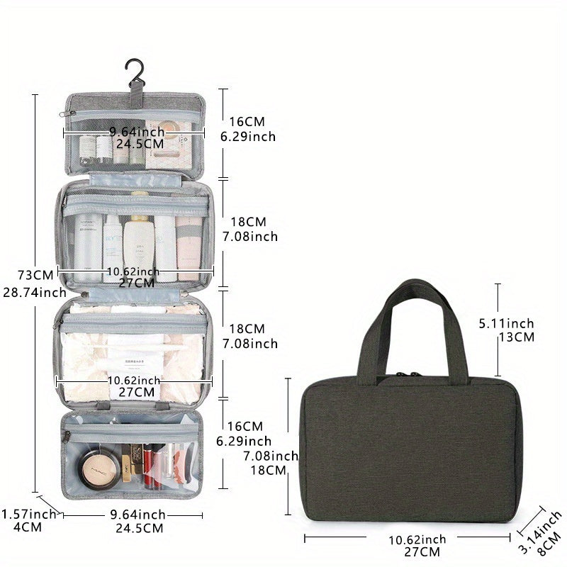 Large Capacity Travel Cosmetic Bag