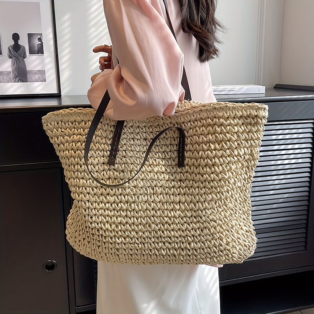 Stylish Large-Capacity Tote Bag