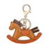 PU Leather Rocking Horse Bag Keychain Accessory | Stylish Accessory