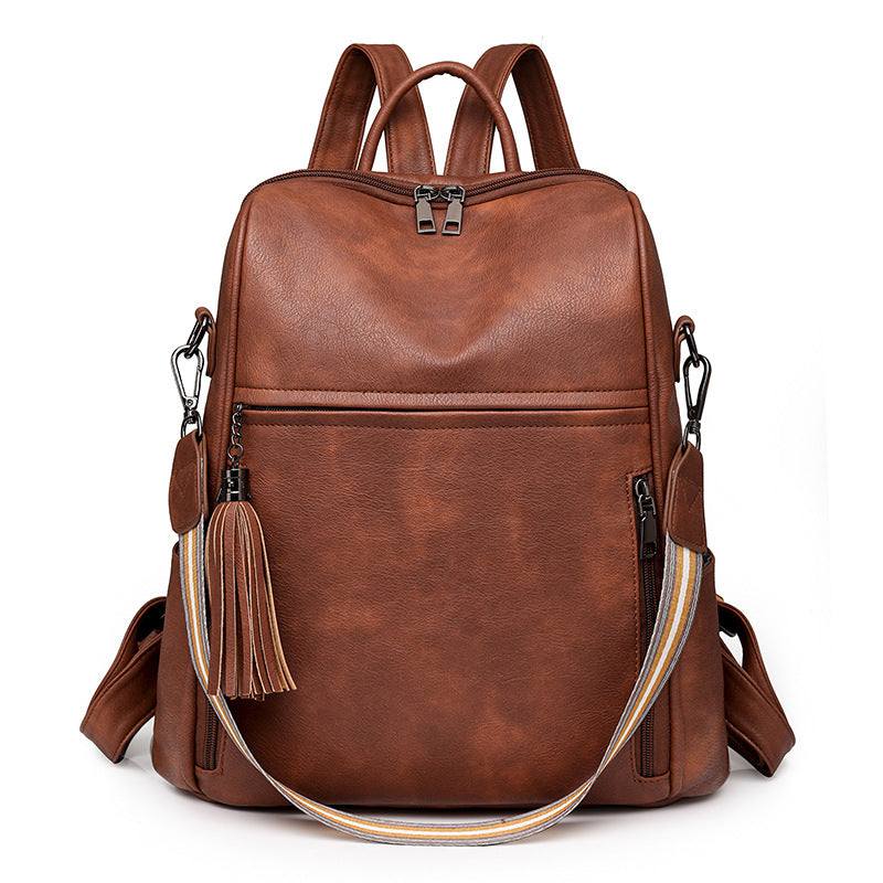 Elegant PU Leather Backpack | The Perfect Companion for Outings