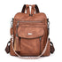 PU Leather Big Capacity Backpack With Tassels | Stylish and Spacious