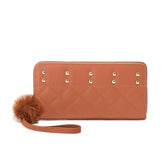 Long PU Leather Clutches Bag