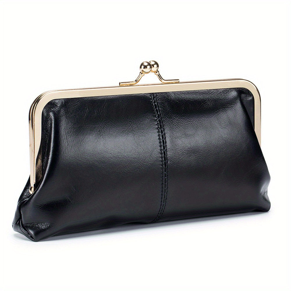 Vintage Leather Clutch Purses for Women